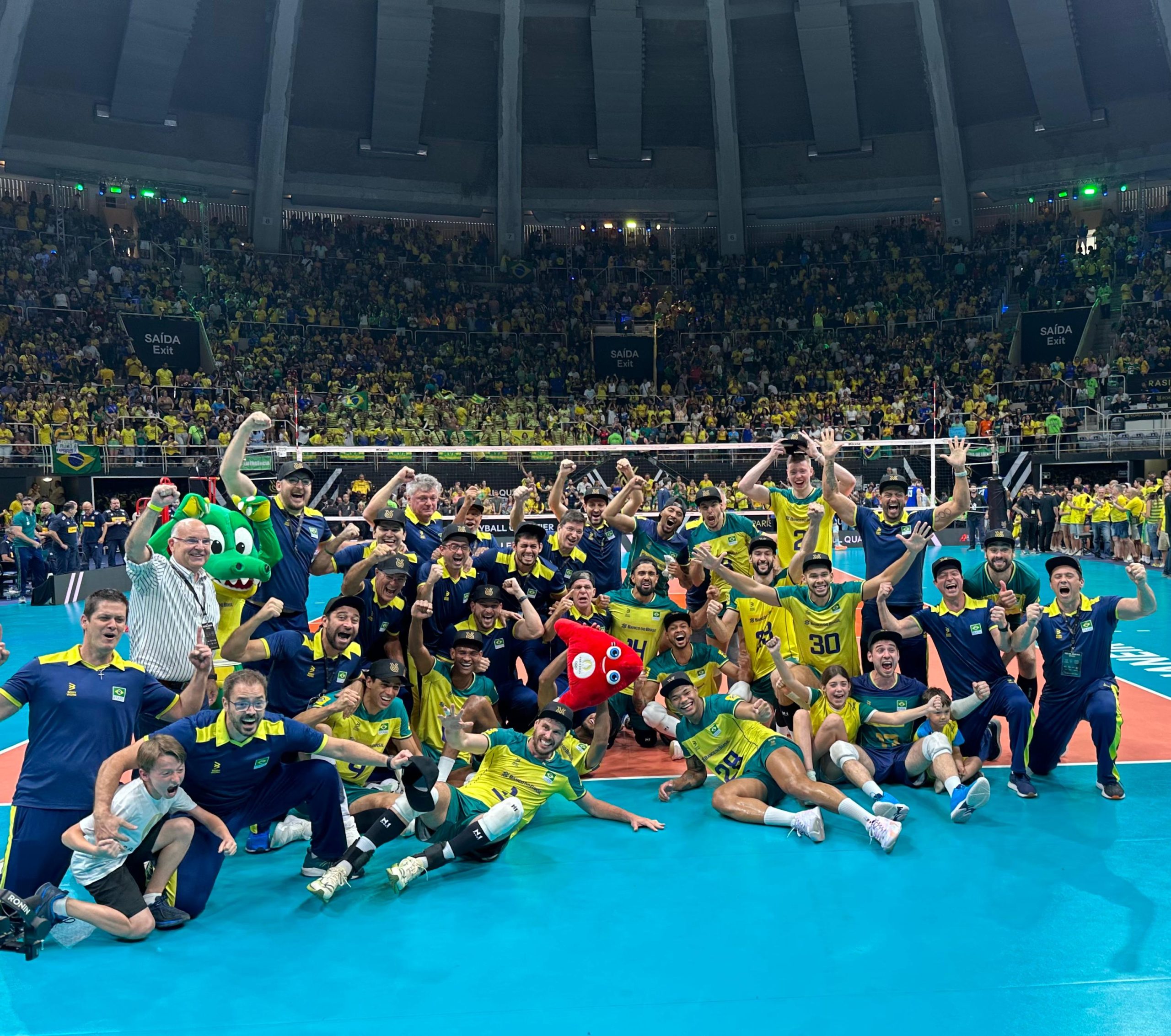 Brasil vence a Itália no PréOlímpico de vôlei masculino e se